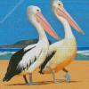 Pelicans Diamond Painting